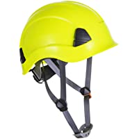 Portwest PS53 - Casco resistente para trabajo en altura- Amarillo- 52 - 63 cm